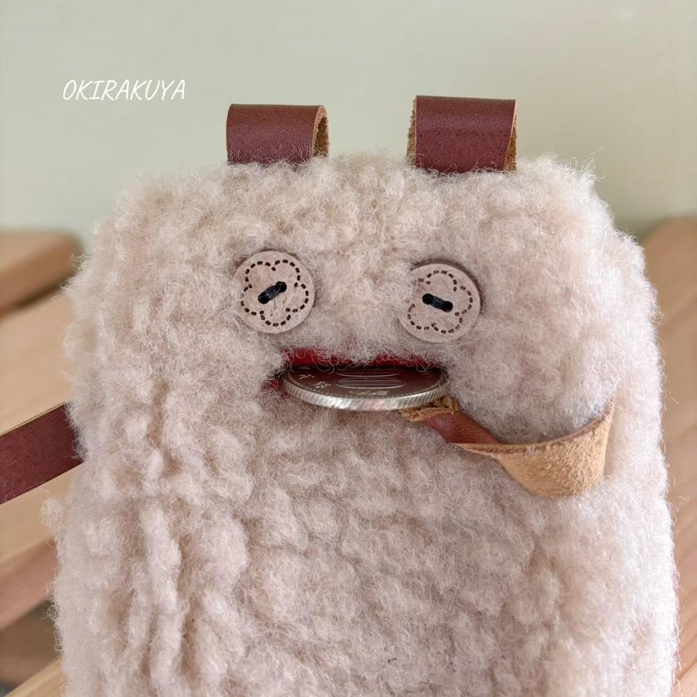 もこもこカネもンちゃっく(貯金箱)1